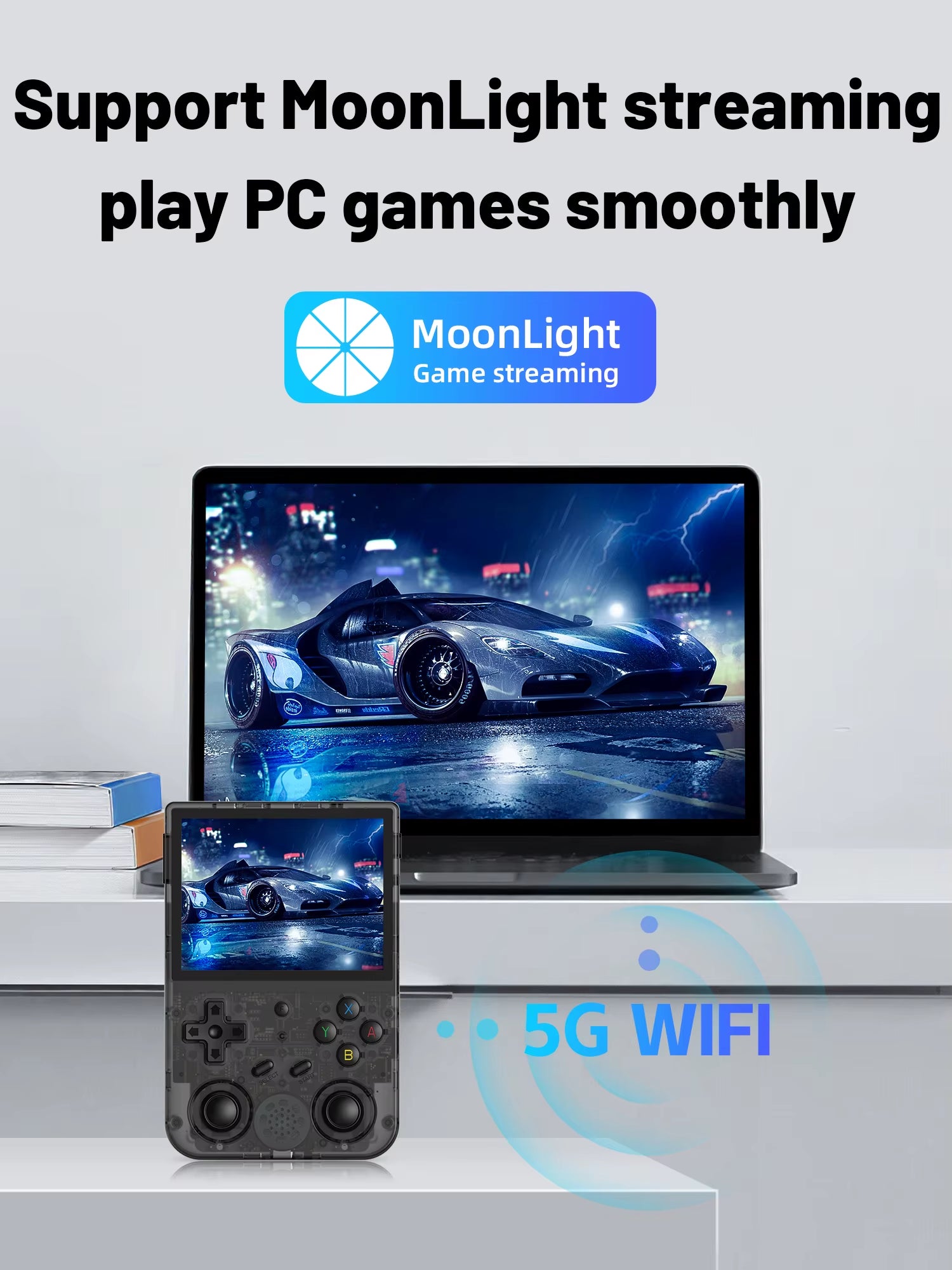 RG353V RG353VS Handheld Gam Console 3.5'' IPS Screen HDMI Output Android Linux OS Built-In Retro Emulator Player Gifts