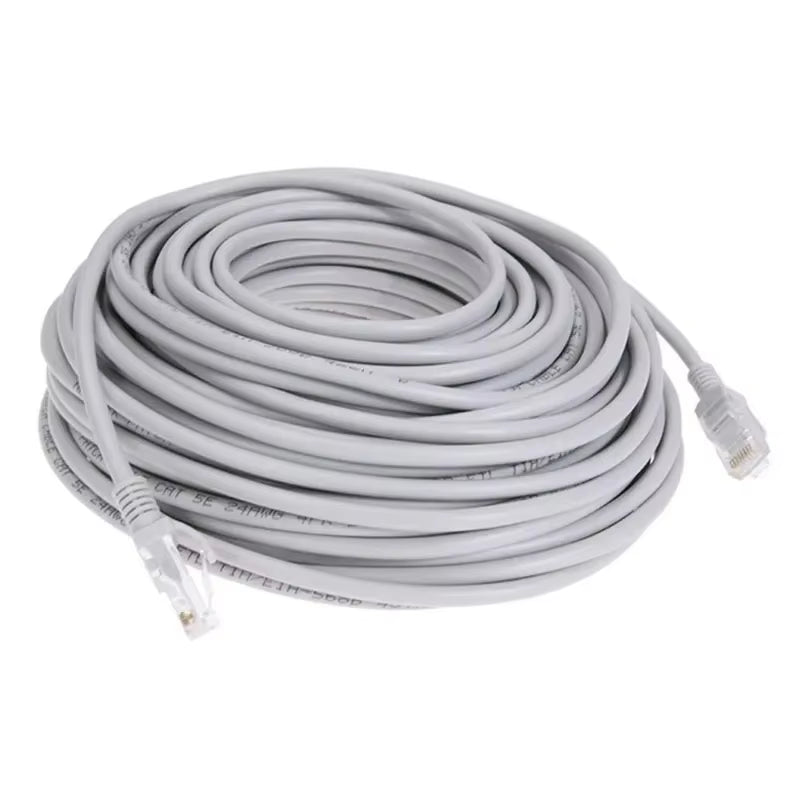 Cable Ethernet De Alta Velocidad Cat5E RJ45 Cable De Red LAN Enrutador De Ordenador Patch Cord , 1M/5M/10M/15M/20M/30M/50M